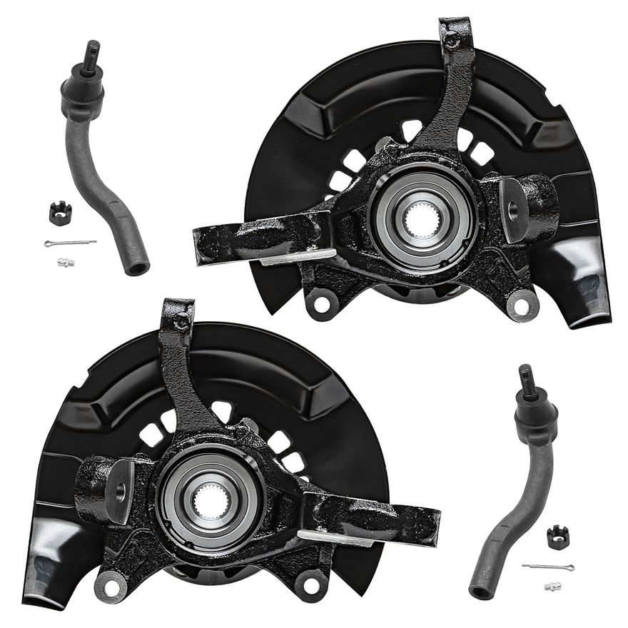 Main Image - Front Knuckles & Hubs Tie Rods