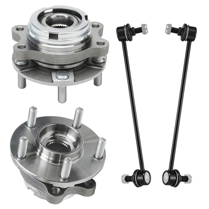 Main Image - Front Wheel Hub and Bearings