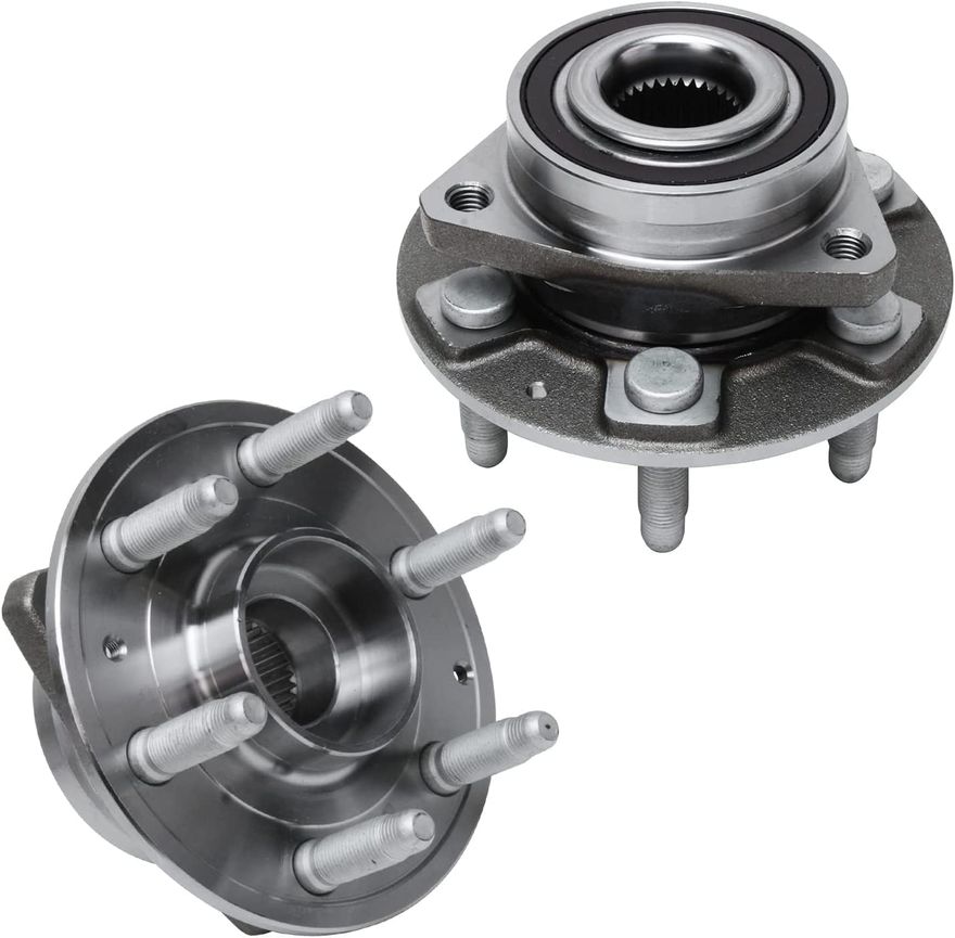 Rear Wheel Hub and Bearings - 512593 x2