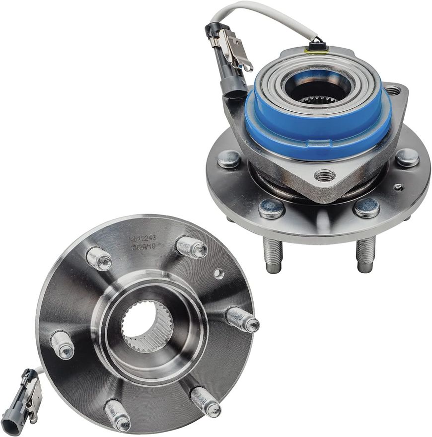 Rear Wheel Hub and Bearing - 512243 x2