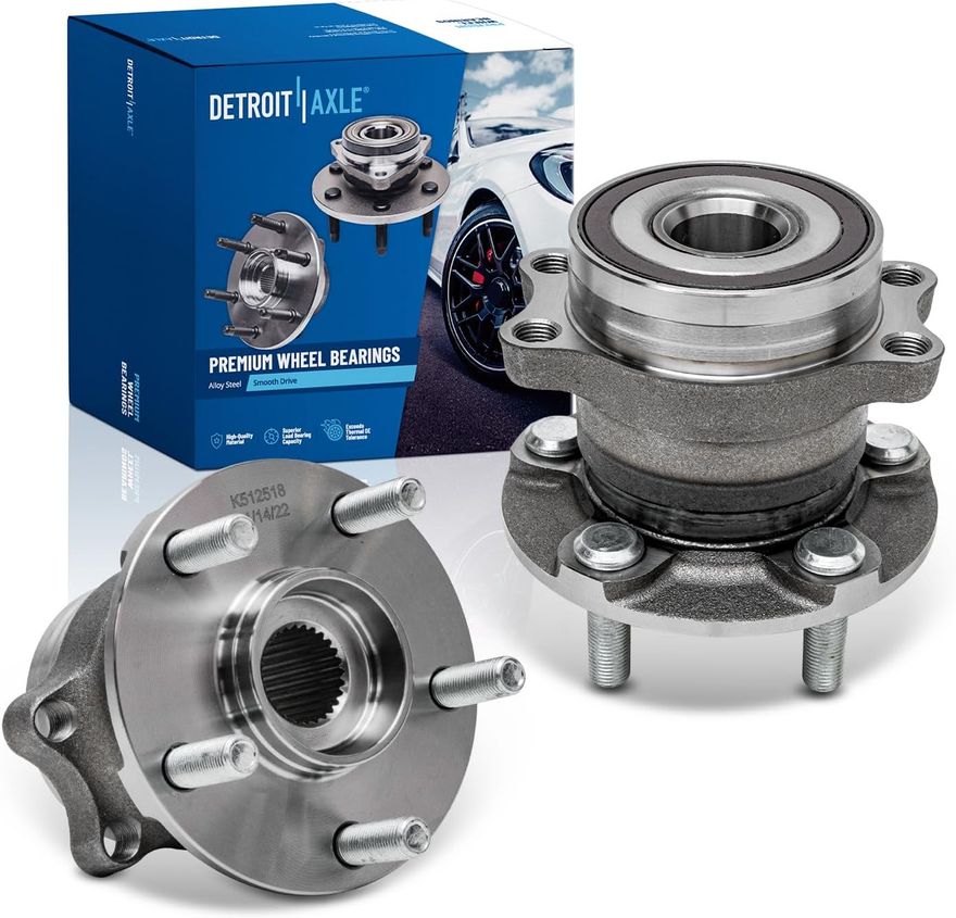 Rear Wheel Hub and Bearing - 512518 x2