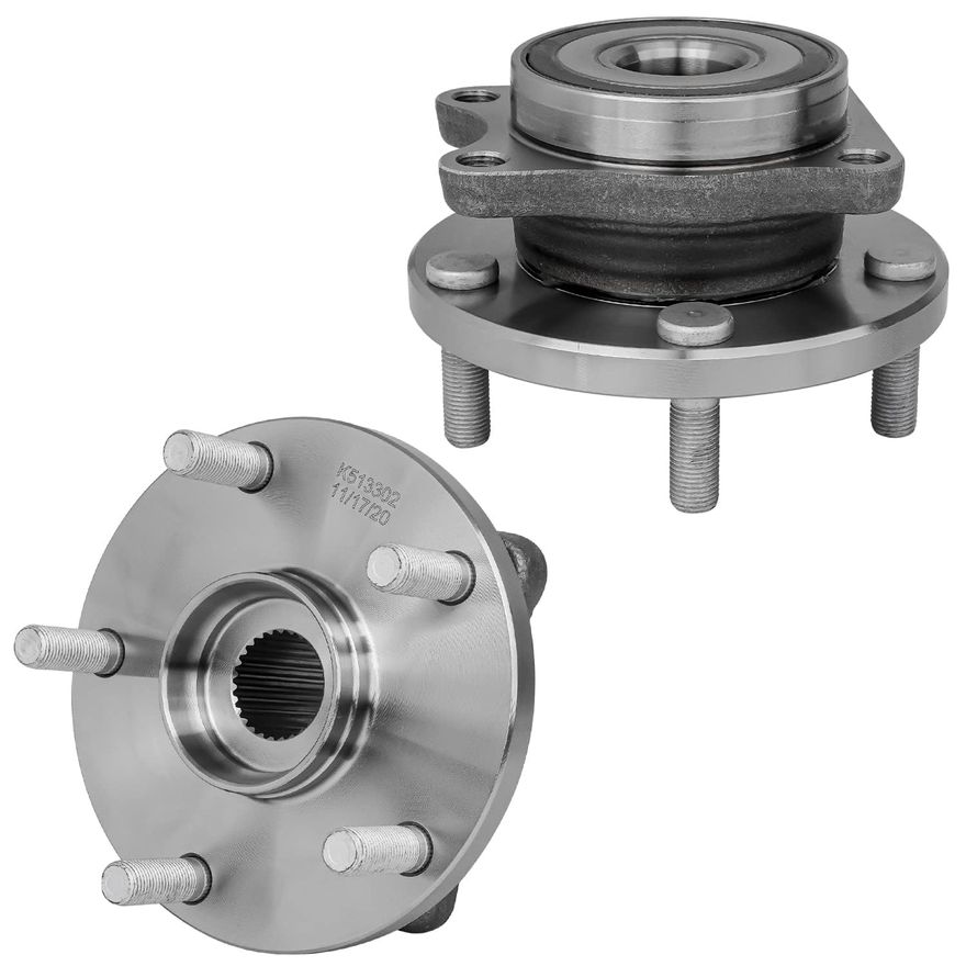 Front Wheel Hub and Bearing - 513302 x2