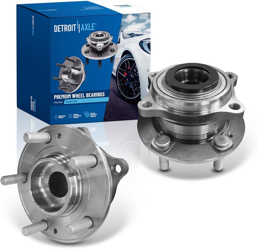 Front Wheel Hub and Bearing - 513374 x2