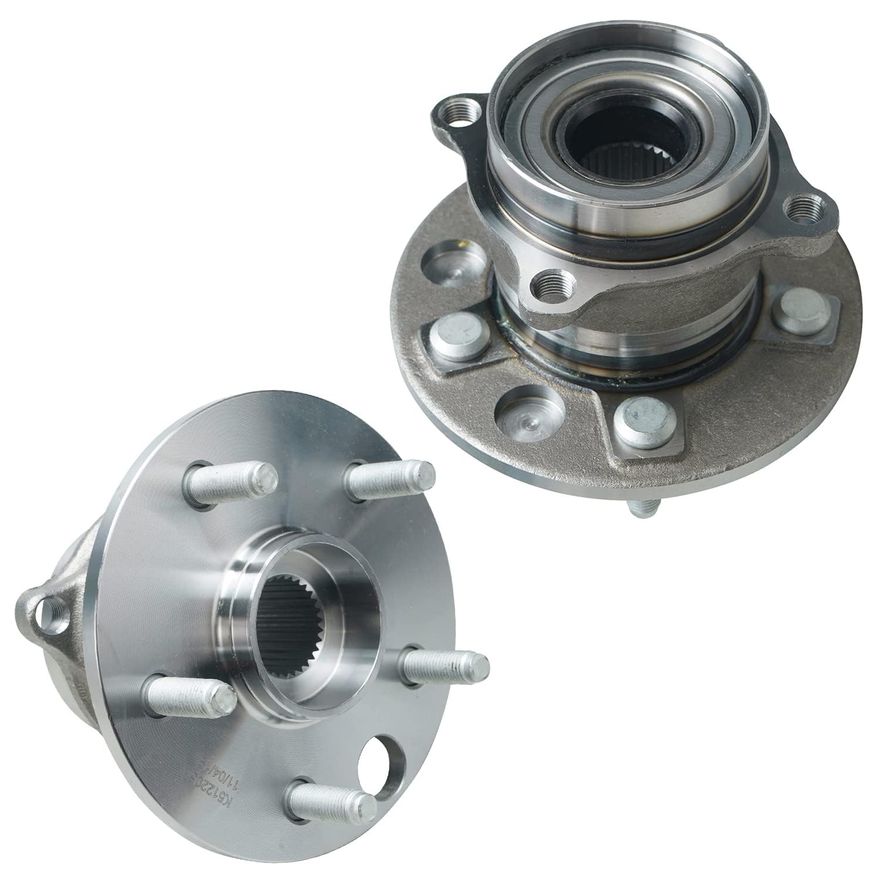 Rear Wheel Hub and Bearing - 512205 x2