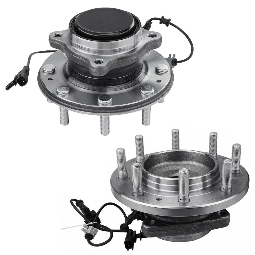 Front Wheel Hub and Bearings - 515147 x2