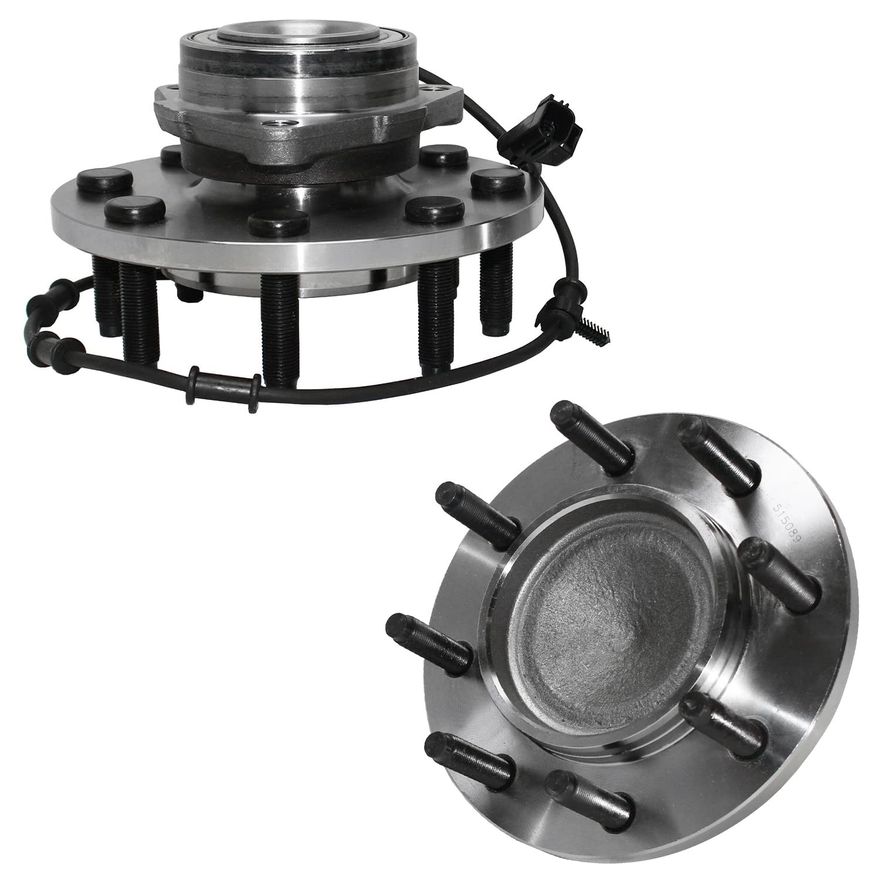 Front Wheel Hub and Bearings - 515089 x2