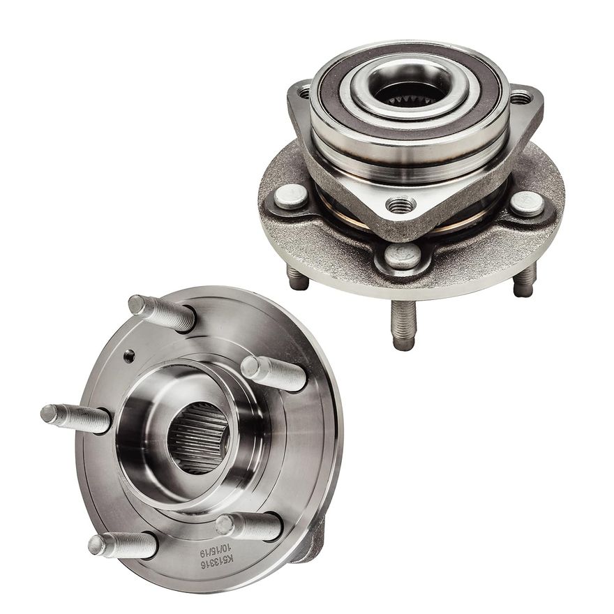 Front Wheel Hub and Bearings - 513316 x2