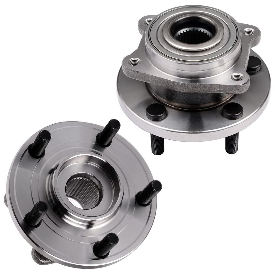 Front Wheel Hub and Bearings - 513264 x2