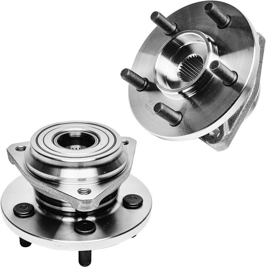 Front Wheel Hub and Bearings - 513084 x2