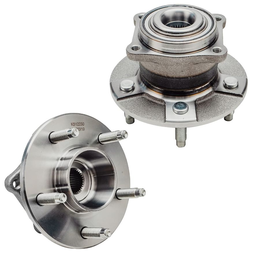 Rear Wheel Hub and Bearing - 512230 x2