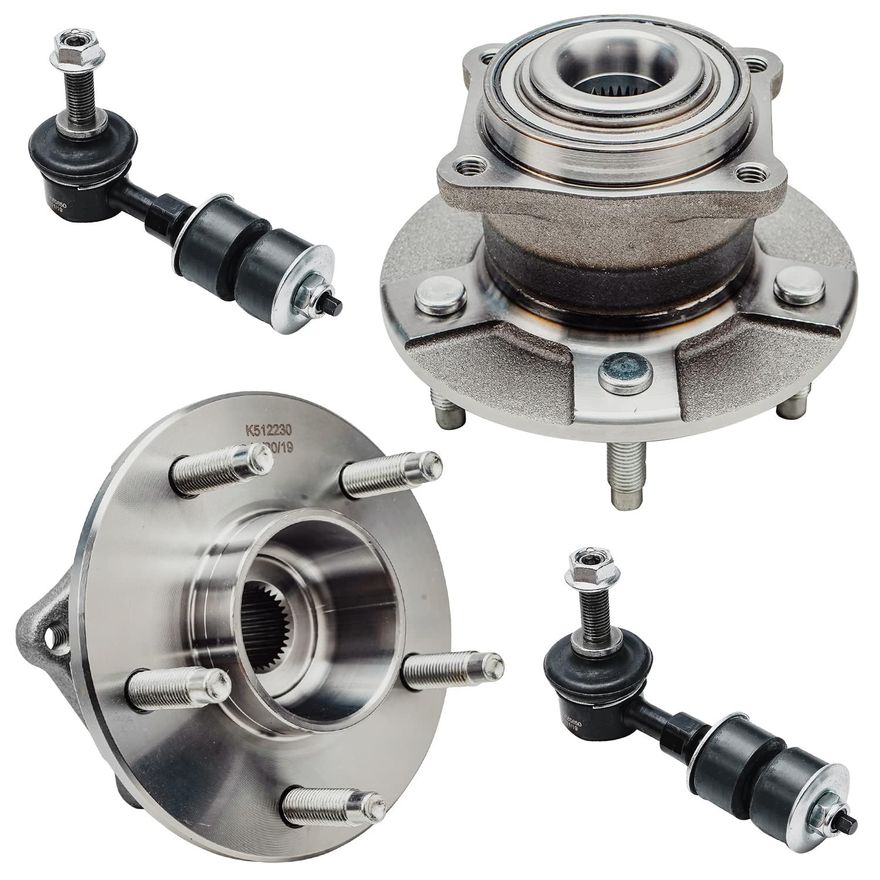 Main Image - Rear Wheel Hub and Bearings