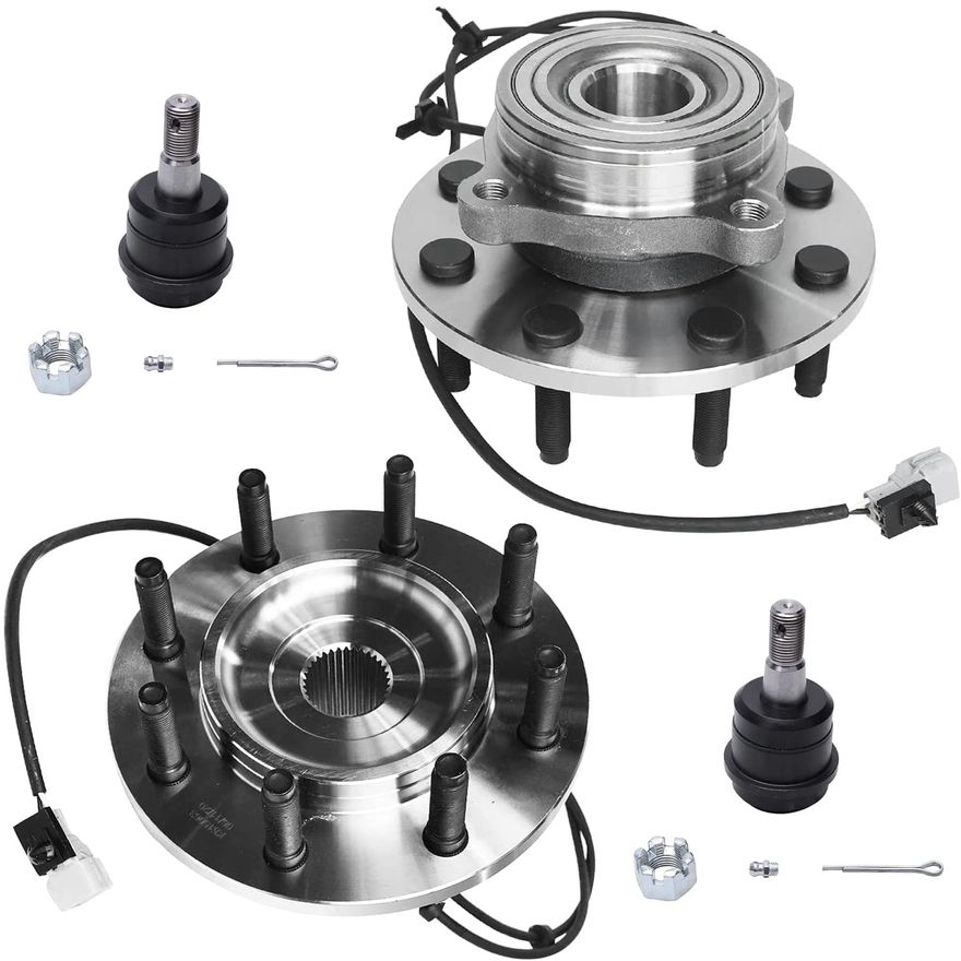 Main Image - Front Wheel Hub and Bearings