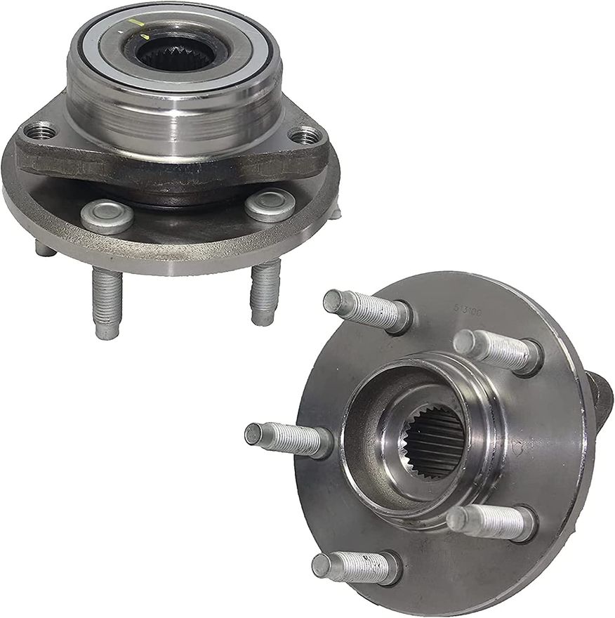 Front Wheel Hub and Bearing - 513100 x2