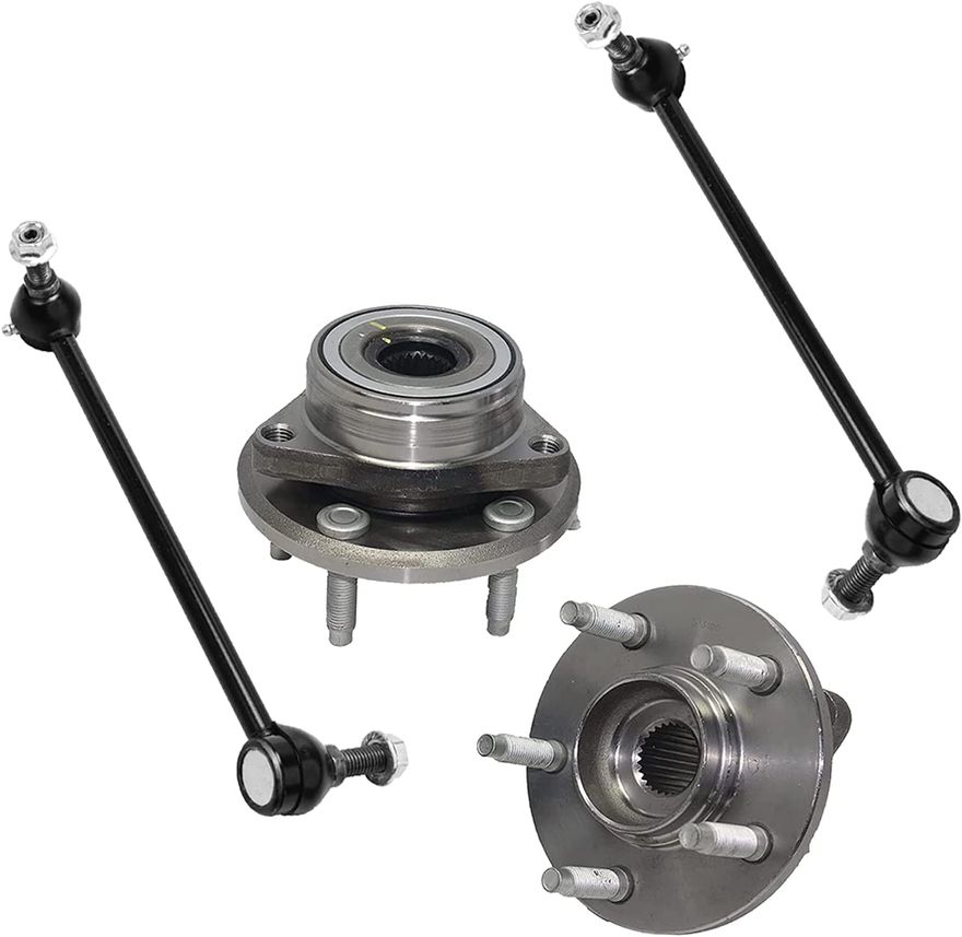 Main Image - Front Wheel Hub and Bearings