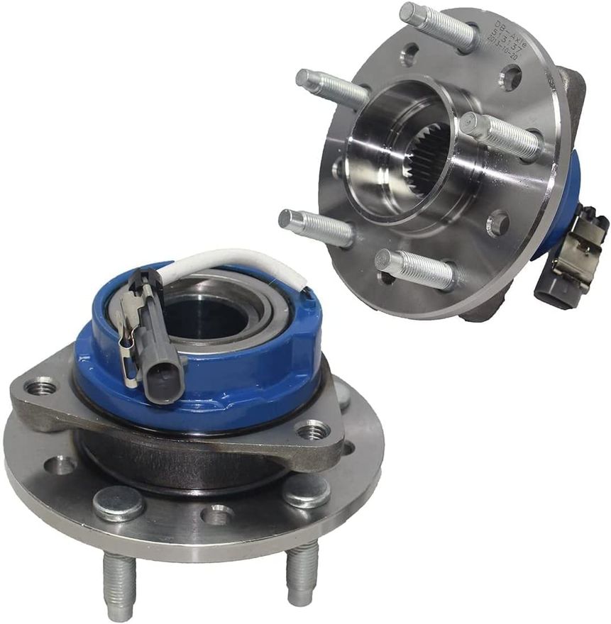 Front Wheel Hub and Bearings - 513137 x2