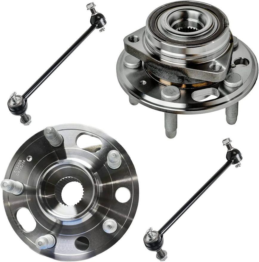 Main Image - Front Wheel Hub and Bearings