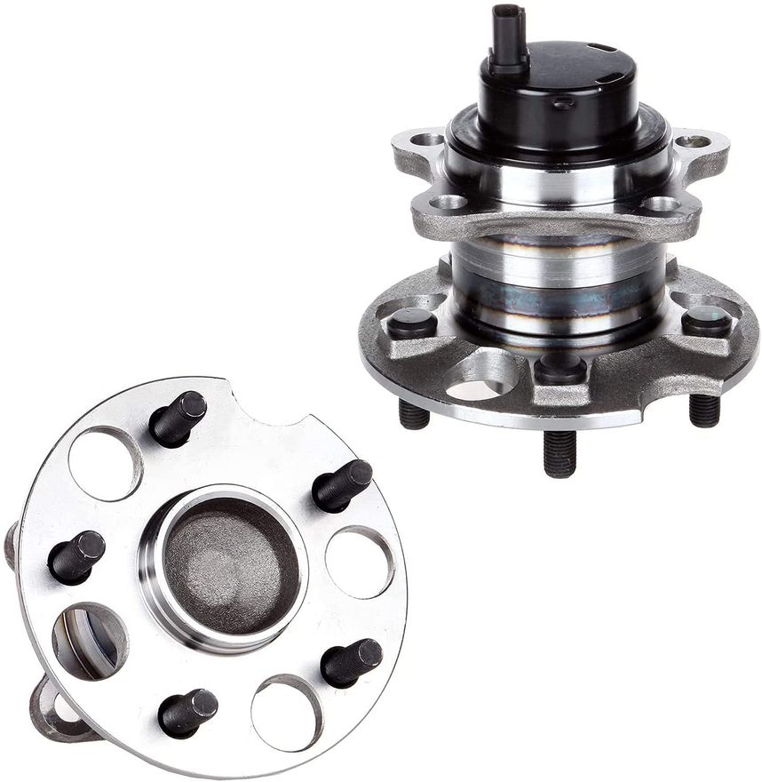 Rear Wheel Hub and Bearings - 512282_512283