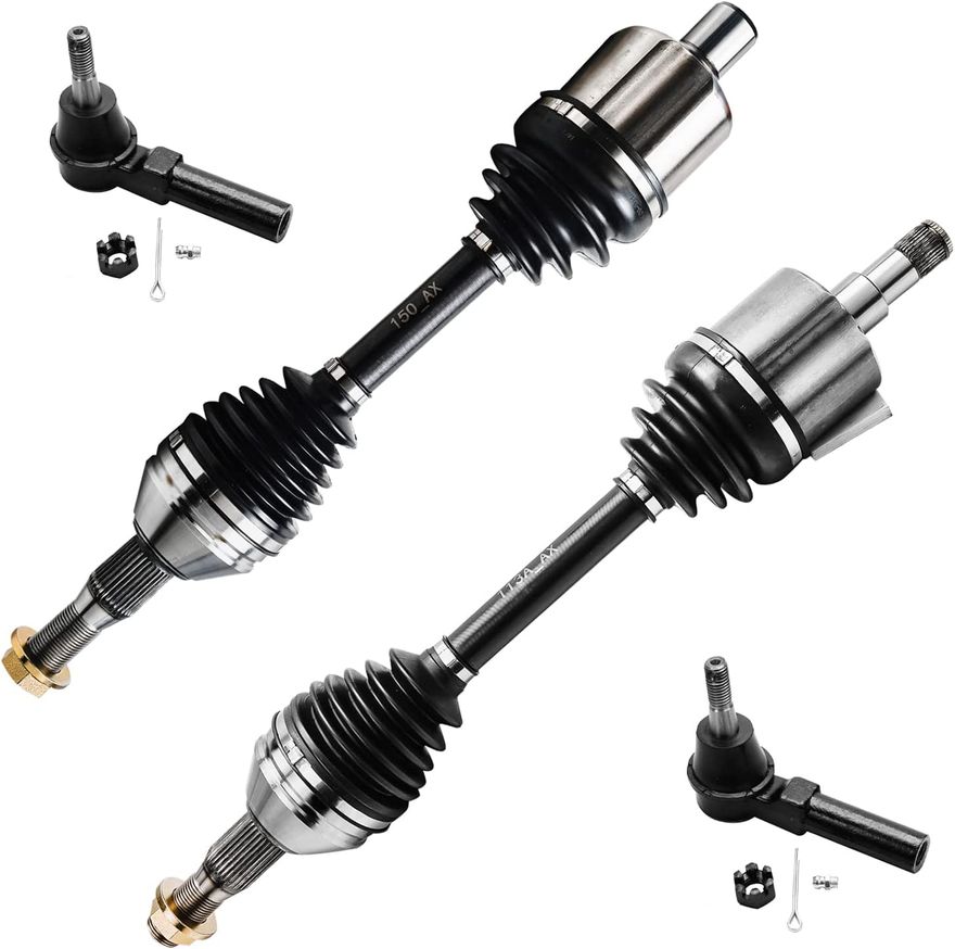 Main Image - Front CV Axles Outer Tie Rods