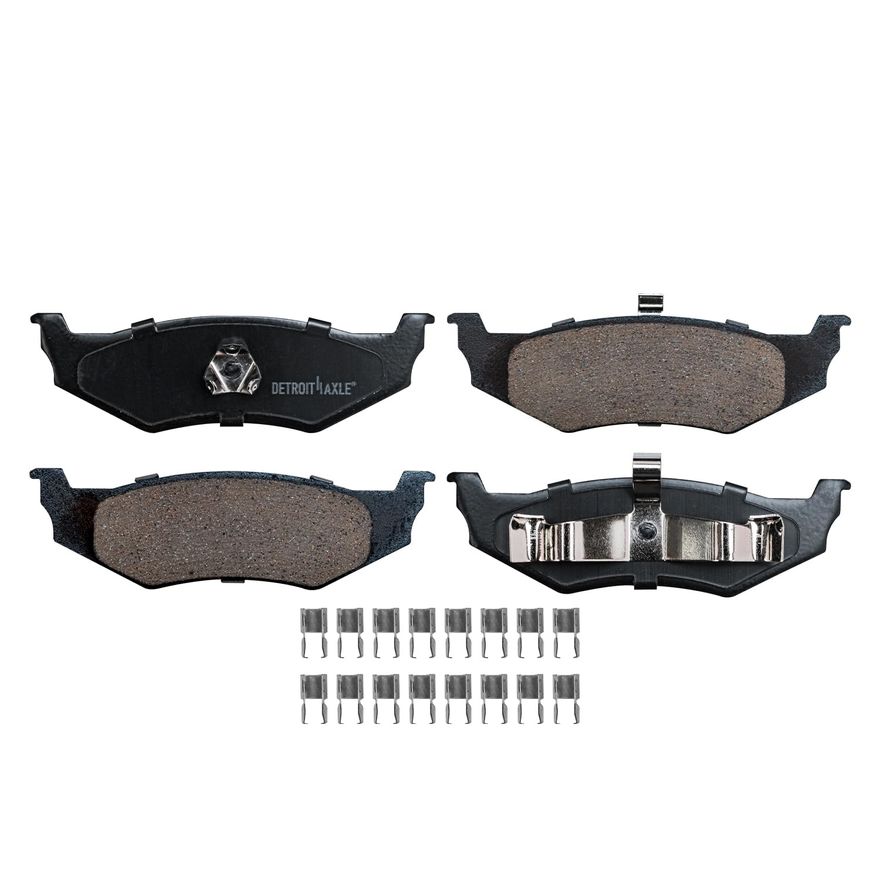 Detroit Axle Front & Rear Ceramic Brake Pads For Chrysler 300M Concorde Intrepid LHS – 6pc Kit