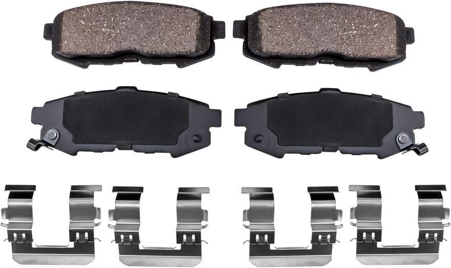 Rear Ceramic Brake Pad - P-1073 x2