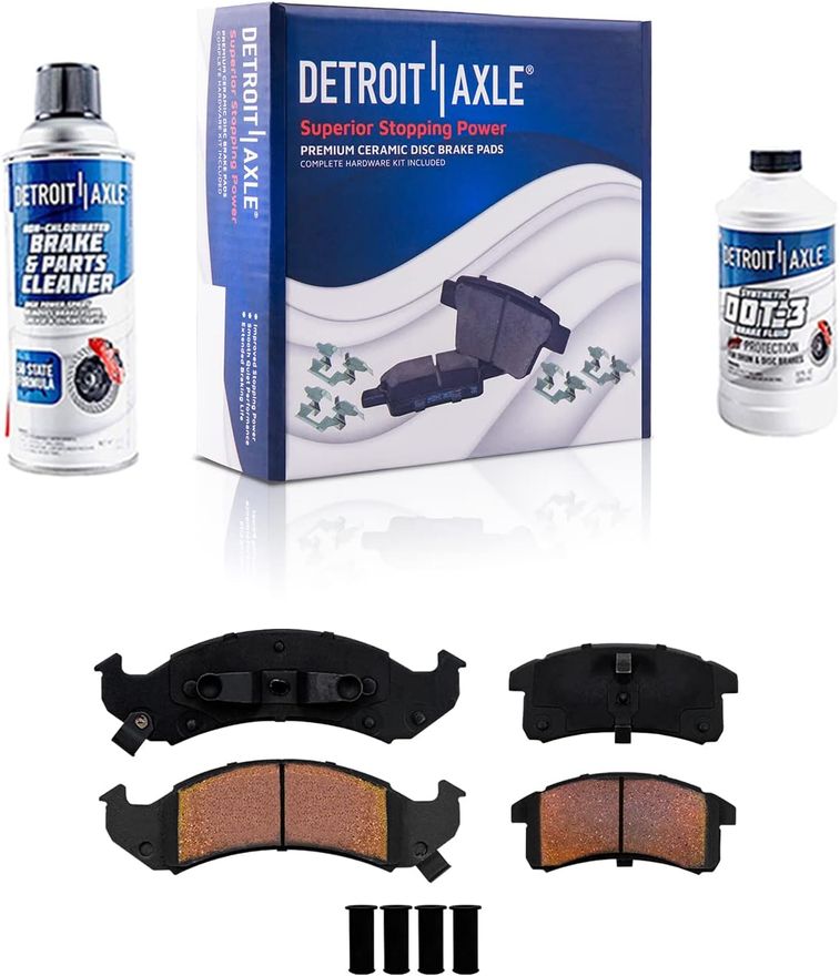 4pc Front Ceramic Brake Pads Kit