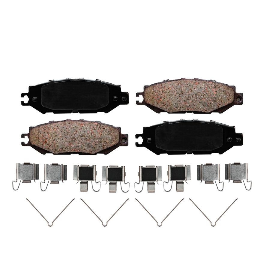 Rear Ceramic Brake Pad - P-613 x2