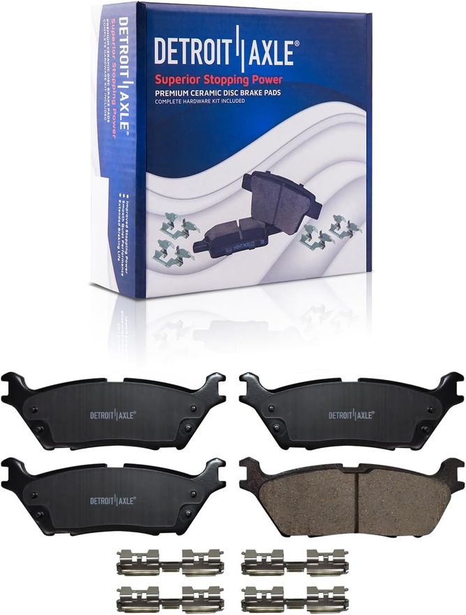 Rear Ceramic Brake Pad - P-1790 x2