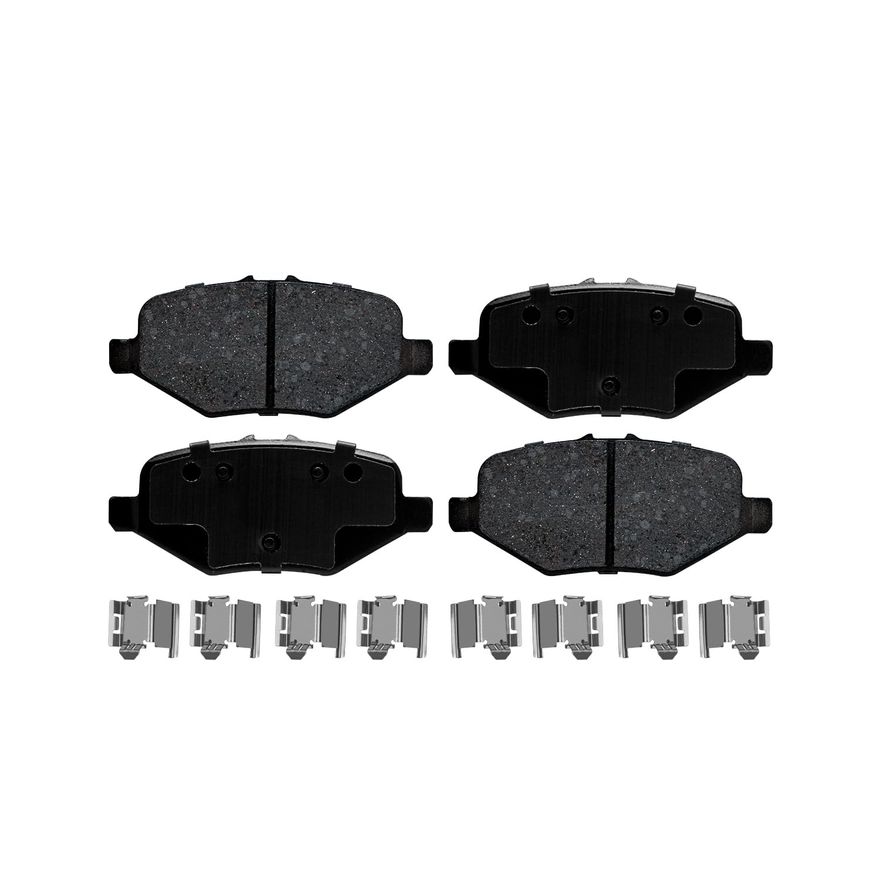 Rear Ceramic Brake Pad - P-1612 x2