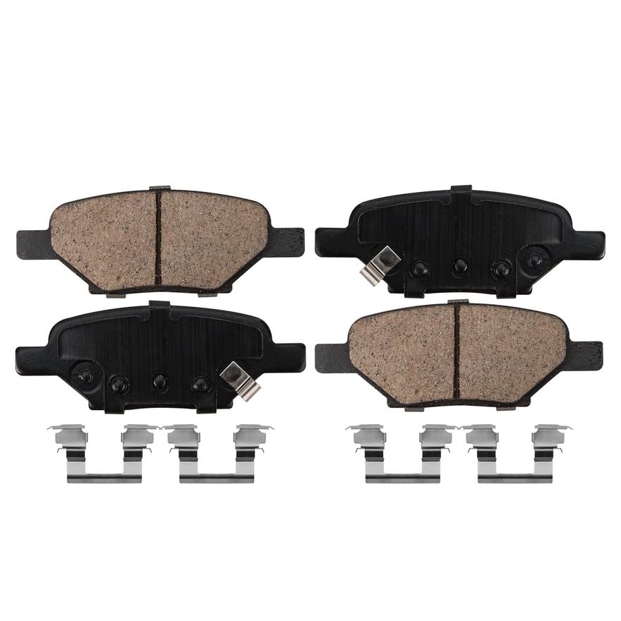 Rear Ceramic Brake Pad - P-1033 x2