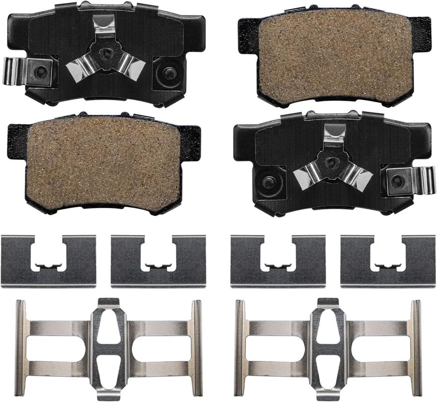 Rear Ceramic Brake Pad - P-1086 x2