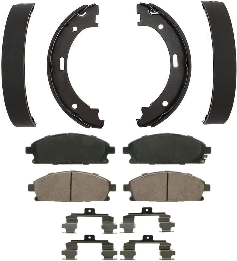 Main Image - Front Brake Pads Rear Shoes