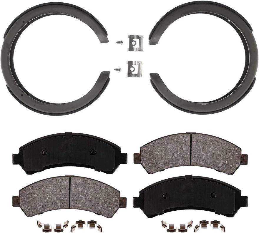 Main Image - Front Brake Pads Rear Shoes