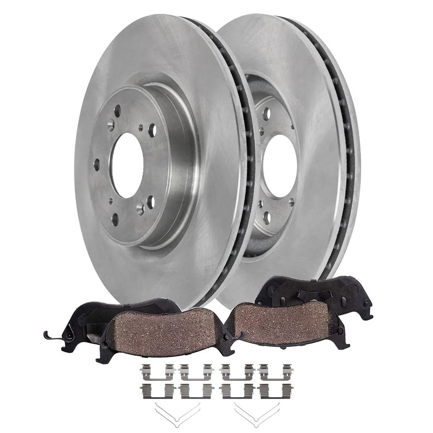 Main Image - Front Disc Rotors Brake Pads Kit