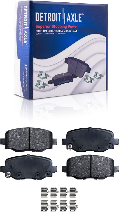 Rear Ceramic Brake Pads - P-1734 x2