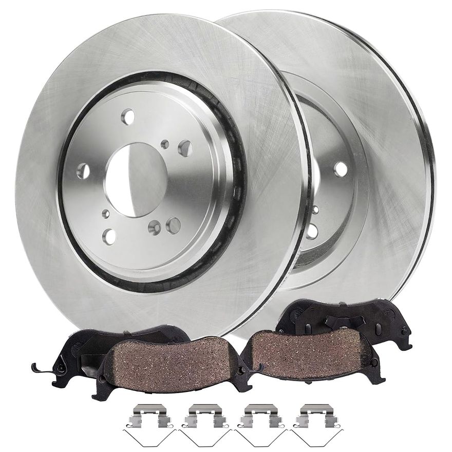 Main Image - Front Disc Rotors Brake Pads