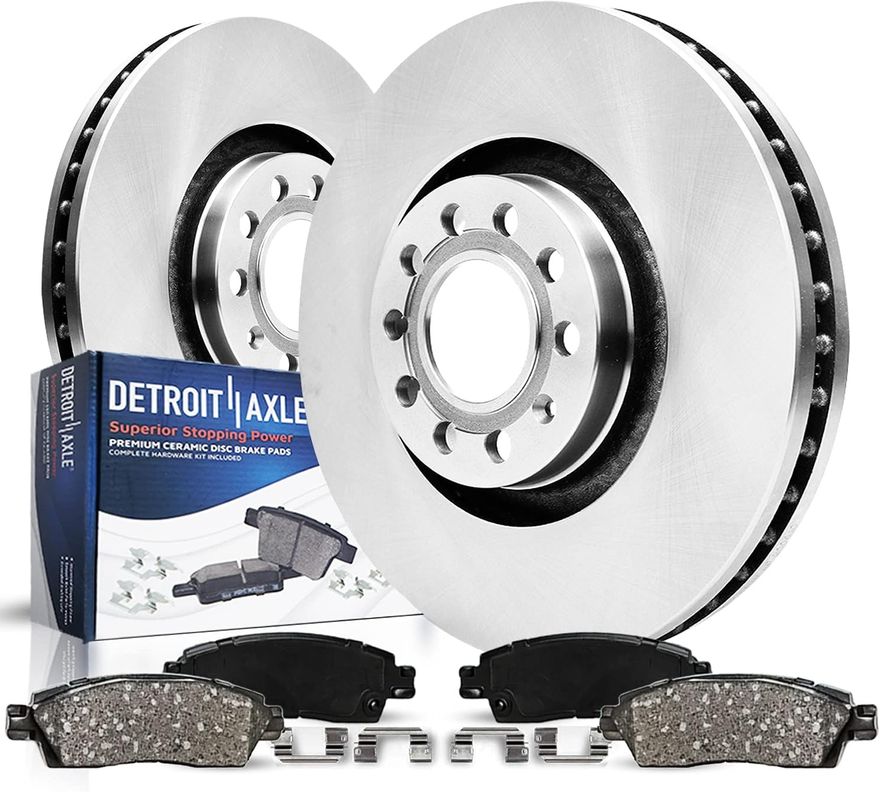 Main Image - Front Disc Rotors Brake Pads