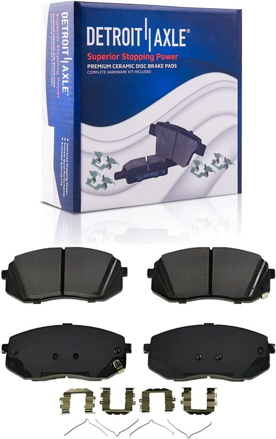 Front Ceramic Brake Pads - P-1855 x2