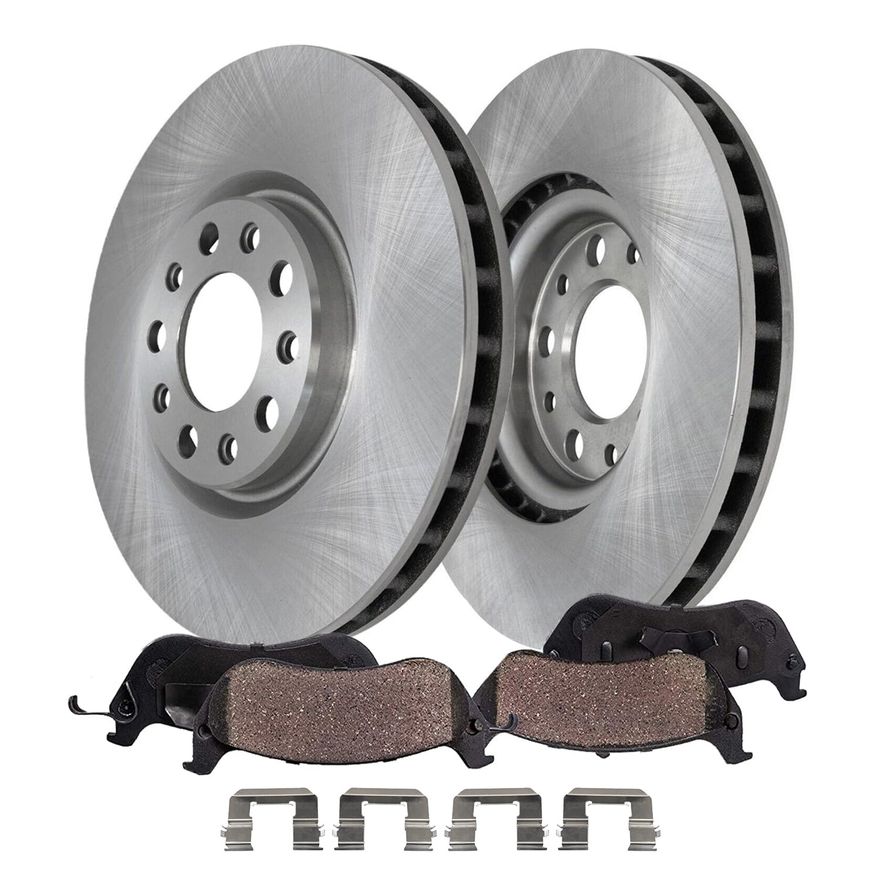 Main Image - Front Disc Rotors Brake Pads