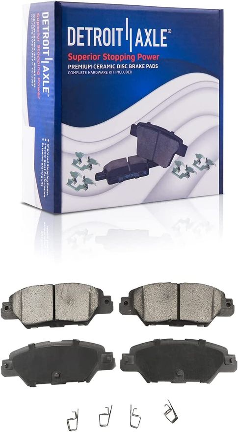 Rear Ceramic Brake Pad - P-1846 x2