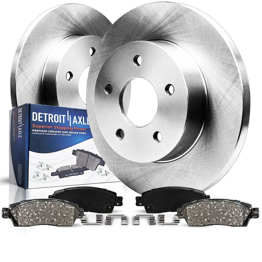 Main Image - Rear Disc Rotors Brake Pads