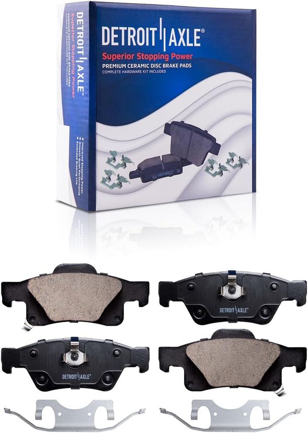 Rear Ceramic Brake Pad - P-1498 x2
