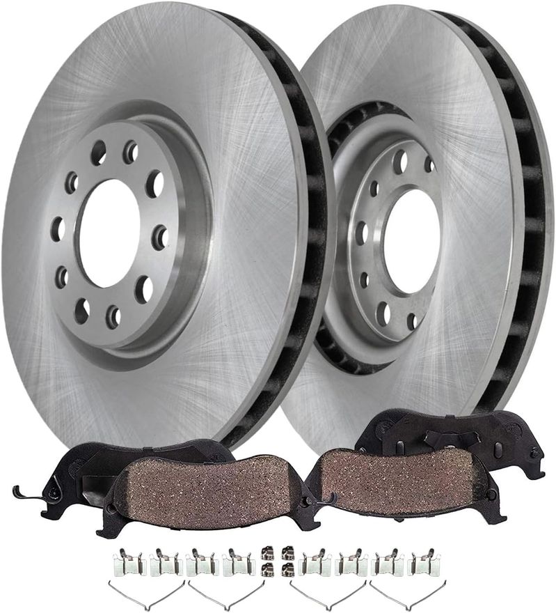 Main Image - Front Disc Rotors Brake Pads