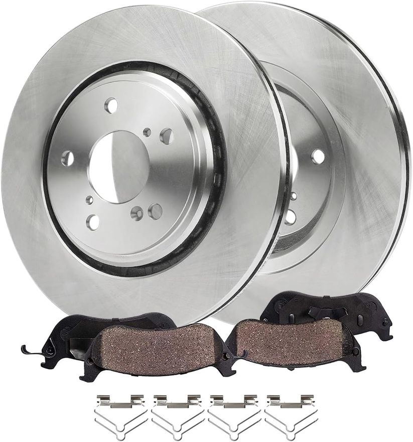 Main Image - Front Disc Rotors Brake Pads
