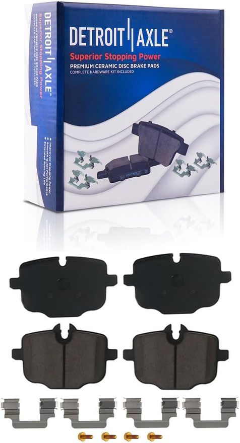 Rear Ceramic Brake Pad - P-1850 x2