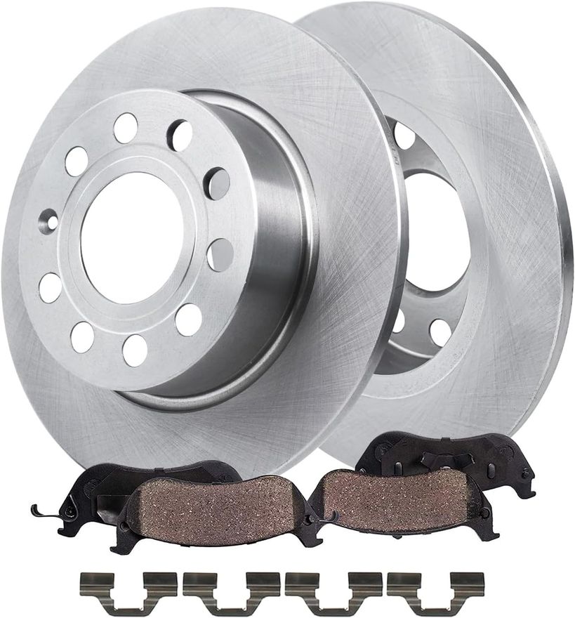Main Image - Rear Disc Rotors Brake Pads