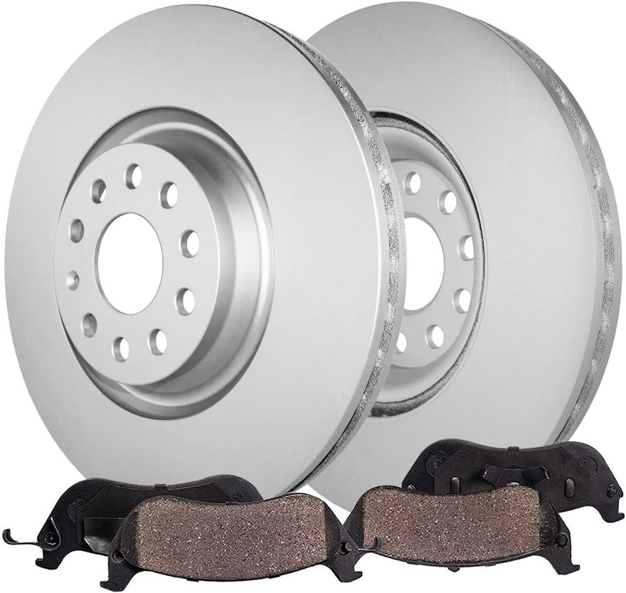 Main Image - Front Disc Rotors Brake Pads