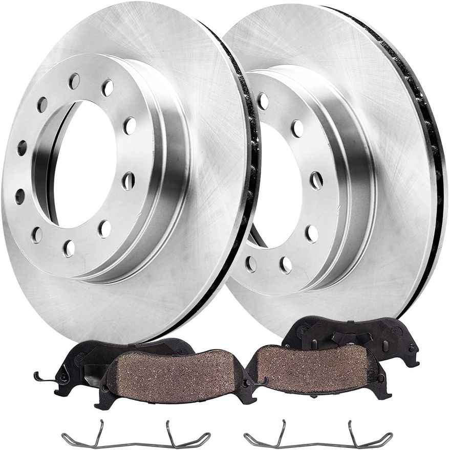 Main Image - Front Disc Rotors Brake Pads
