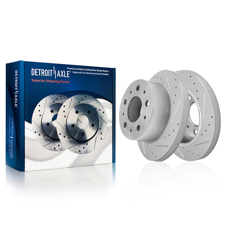 Rear Drilled Brake Rotor - S-800052 x2