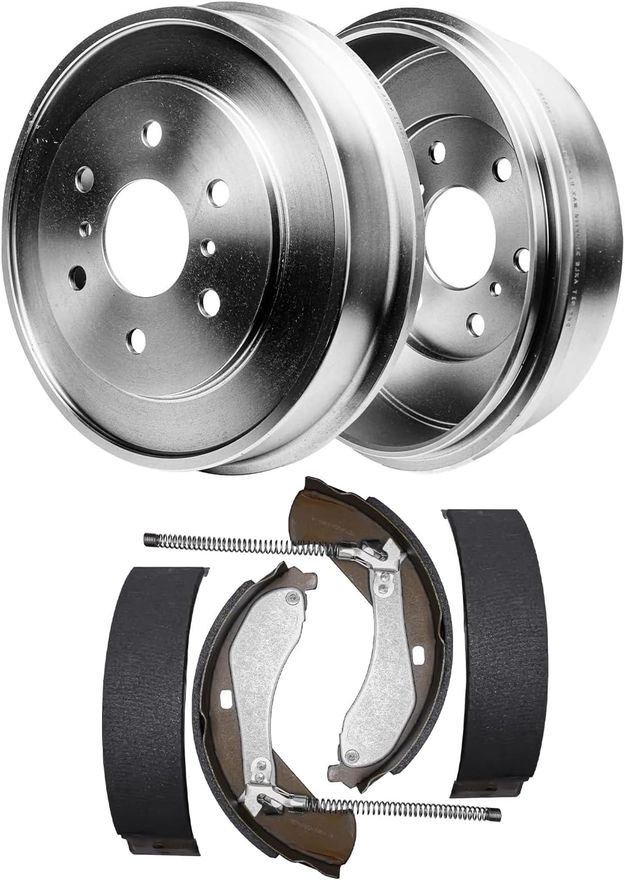 Main Image - Rear Brake Drums Shoes Kit