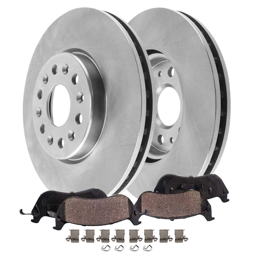 Main Image - Rear Disc Rotors Brake Pads